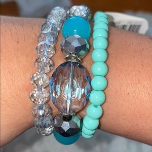 NWT Set of three bracelets
